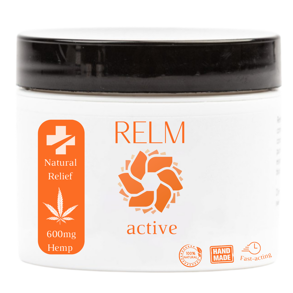 Relm Wellness Active Body Butter, frankincense hemp cream