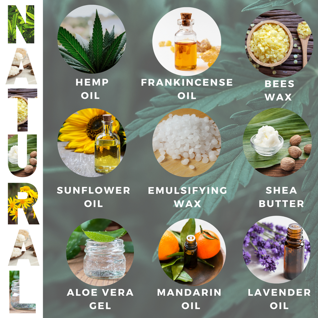 Active Body Butter 600 mg hemp cream details