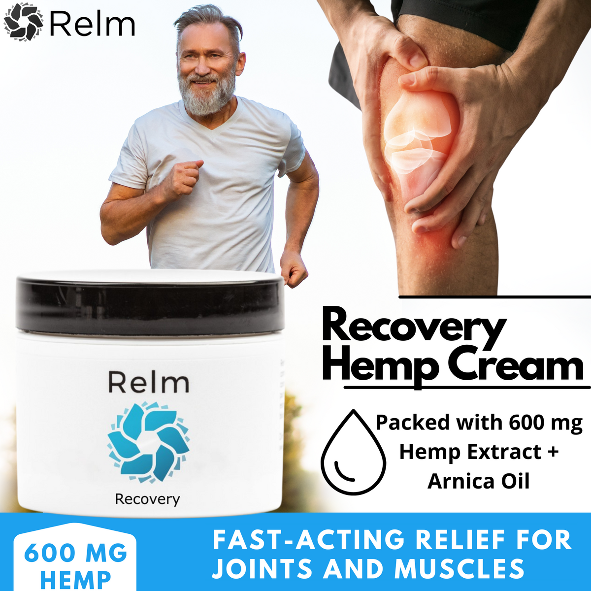 Relm Wellness Recovery hemp body butter