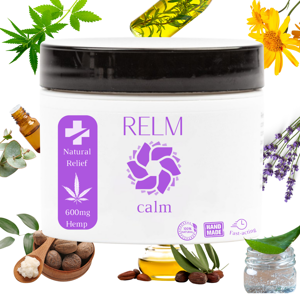 Calm Body Butter lavender hemp cream